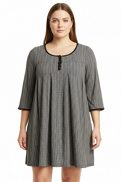 InWear  Šaty Pletené Černobílé Vel. L