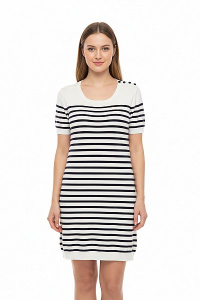 SAMSOE Šaty Bílé Vel. L