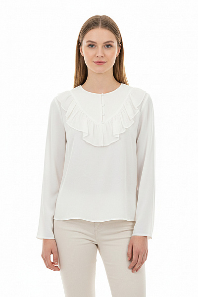 Reserved  Halenka Jednobarevná Bílá Vel. 36