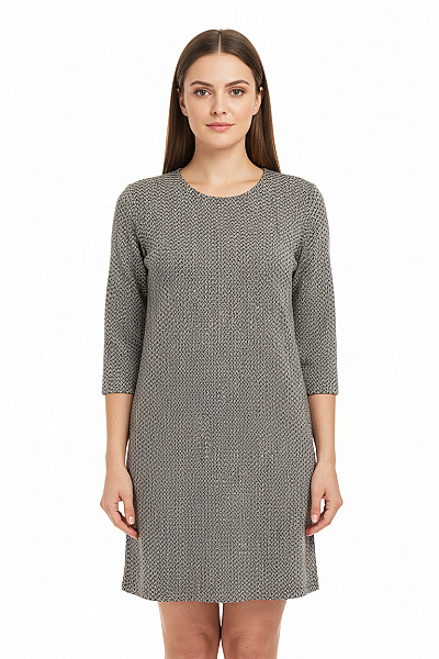 Šaty Šedé MANGO Second Hand Vel. L