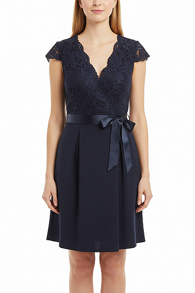 MORGAN Šaty Modré Second Hand Vel. 36