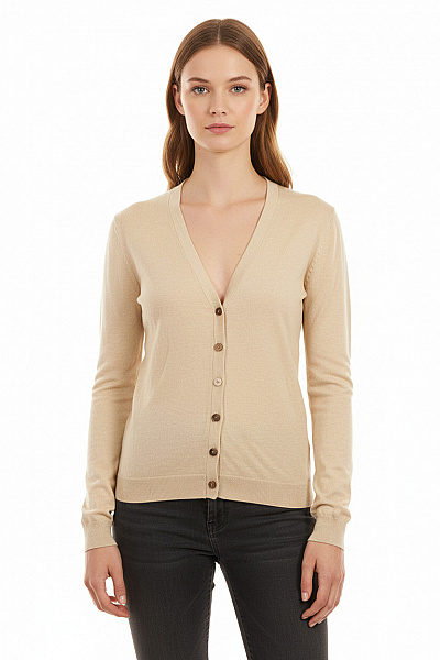 Esprit Dámský Svetr Béžový Second Hand Vel. S