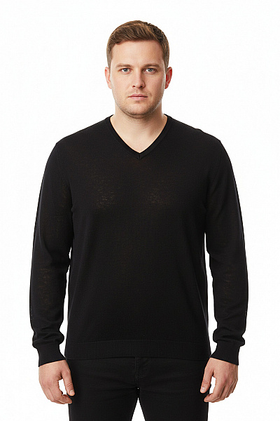 REPLAY Pánský Pulovr Vlněný Černý Vel. XXL