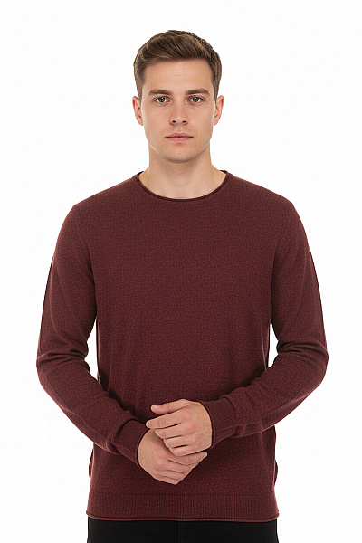 JACK & JONES Pánský Svetr Červený Vel. M