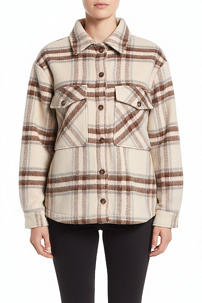 Dámský Kabát Béžový America Today Vel. S