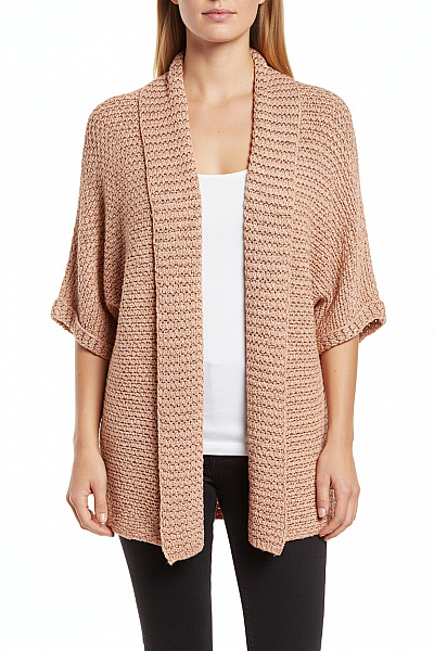 OBJECT Dámský Cardigan Růžový Second Hand Vel. M