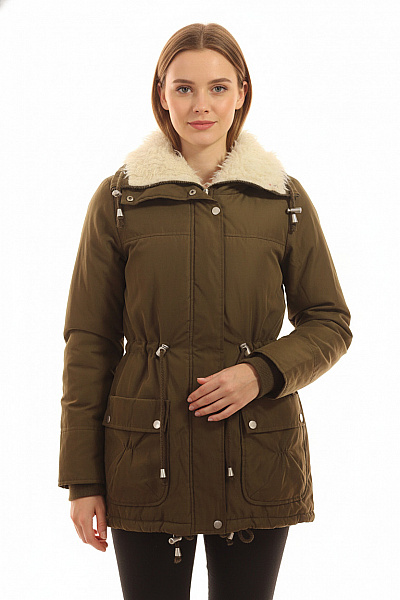 Zimní Dámská Bunda Zelená Second Hand Vel. S