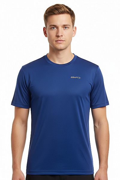 Sportovní Pánské Tričko Modré Second Hand Vel. L