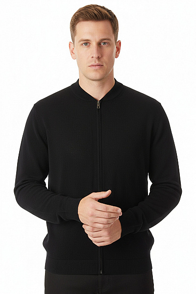 Pánský Svetr Vlněný Černý MAERZ Vel. 58