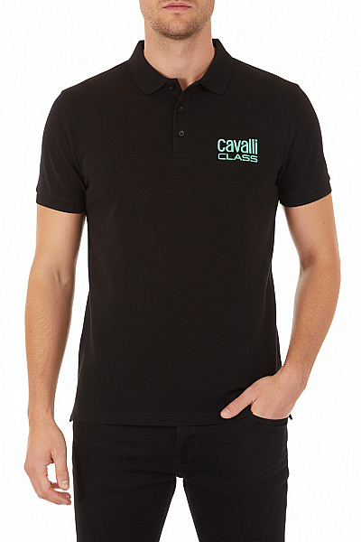 Roberto Cavalli Pánské Tričko Černé Vel. XL