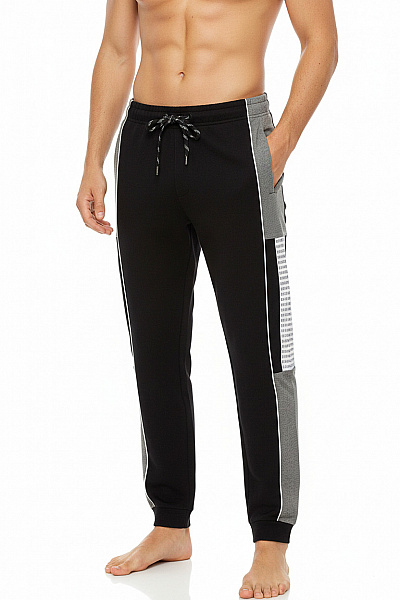 BIKKEMBERGS Pánské Kalhoty Černé Second Hand Vel. XS