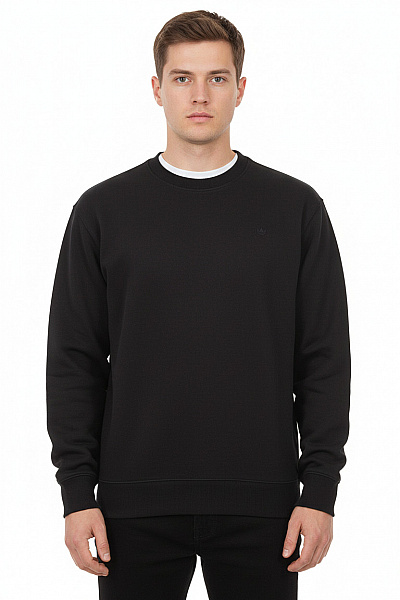 ADIDAS Pánská černá Mikina Bez Kapuce Crewneck Streetwear Vel. XL