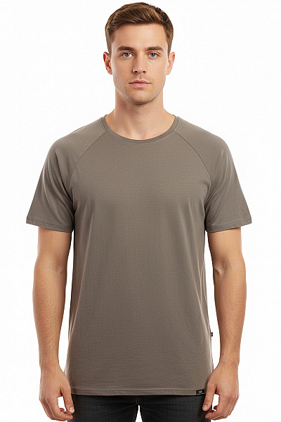 TWENTY ONE Pánské Basic Tričko S Krátkým Rukávem Raglánový Rukáv Jednobarevné Vel. XL