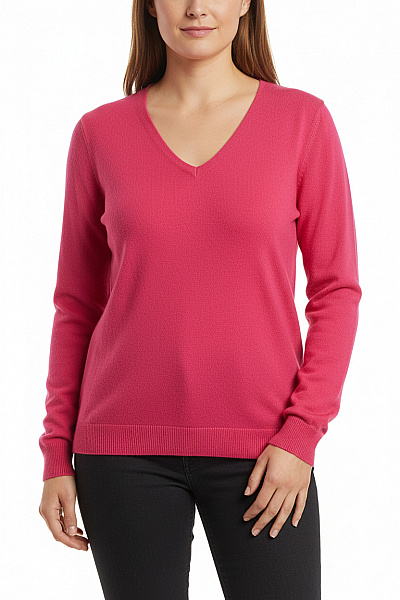 Dámský Svetr Růžový Vel. 38