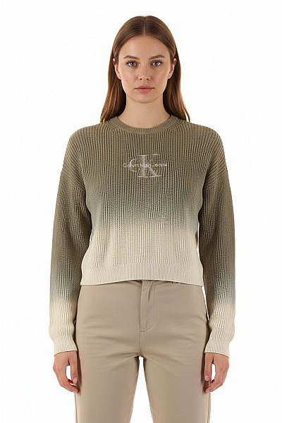 Calvin Klein Dámský Pulovr Zelený