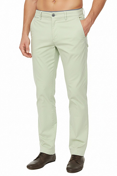 Pánské Chino Kalhoty Zelené Vel. 50