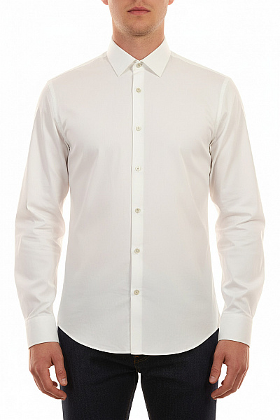 OLYMP Pánská Bílá Košile Dlouhý Rukáv Elegantní Business Regular Fit Velikost 43