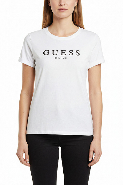 Guess Dámské Tričko Bílé Vel. M