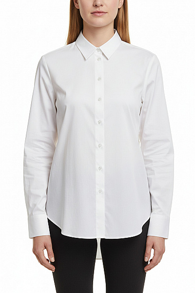 Smith & Soul Dámská Bílá Dlouhá Košile Elegantní Volná Prodloužená S Dlouhým Rukávem Vel. M