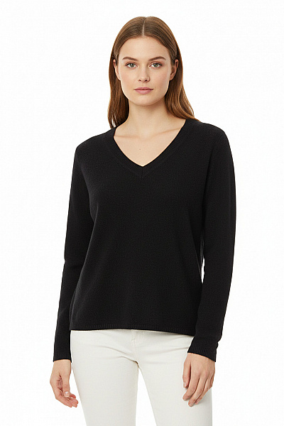 Dámský Pulovr Kašmírový Černý Vel. S