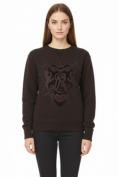 Dámská Mikina Černá Ralph Lauren Second Hand Vel. XS