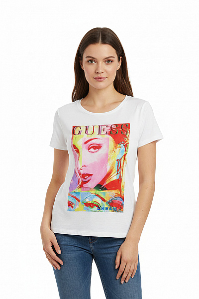 Guess Dámské Tričko Bílé Vel. L