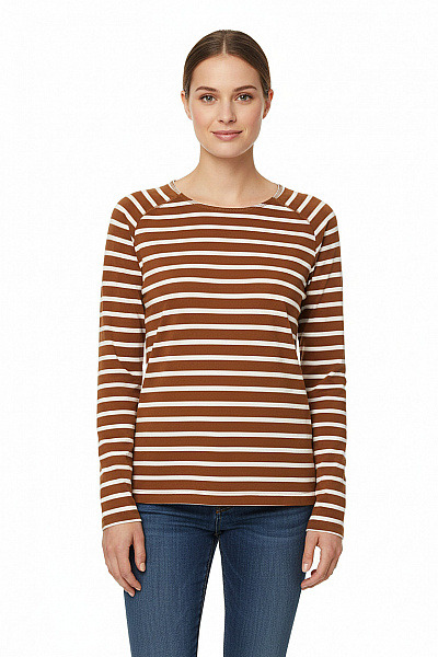 Jednoduché Dámské Tričko Hnědé Marc O´Polo Vel. S