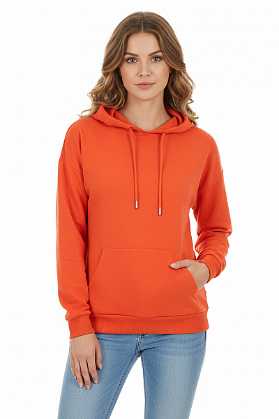 DEELUXE Women Dámská Mikina Oranžová Vel. S
