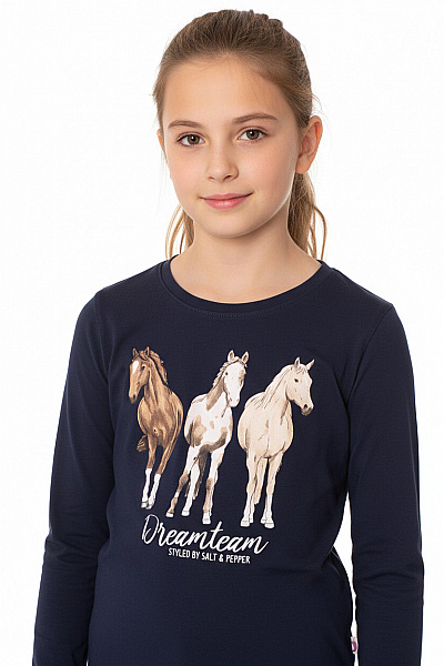 Dívčí Tričko Modrá