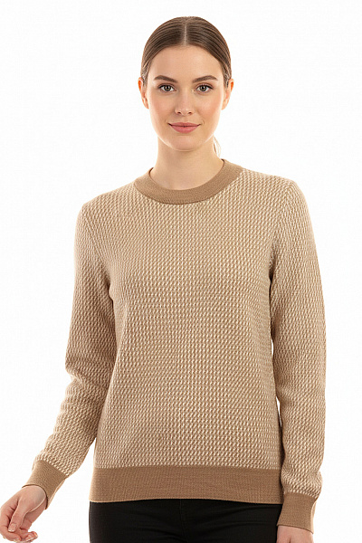 Dámský Svetr Vlněný Hnědý Hugo Boss Second Hand Vel. S