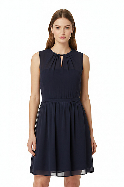 Společenské  Šaty Modré Esprit Second Hand Vel. 38