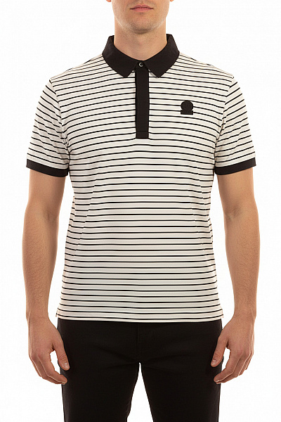 Bogner Pánské Pruhované Polo Tričko S Krátkým Rukávem A Límečkem Vel. L