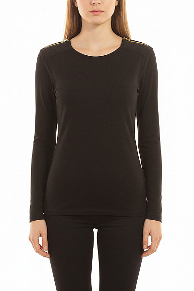 Ralph Lauren Jednoduché Dámské Tričko Černé Vel. S