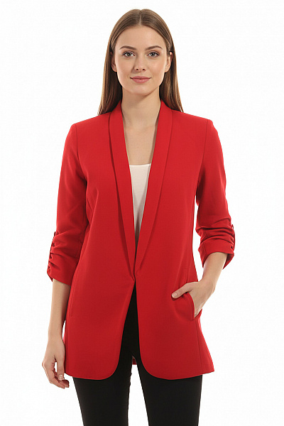 Dámské Sako Červený ZARA Vel. S
