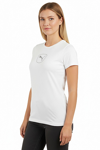 Puma Sportovní Dámské Tričko Bílé Second Hand Vel. L