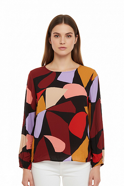 Vzorovaná  Halenka Barevná InWear Vel. 42