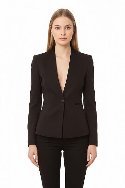 Společenské Dámské Sako Černé VANILIA