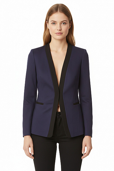 ZARA Dámské Sako Modrý Vel. S