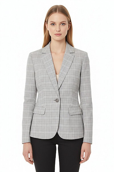 Dámské Sako Šedé ZARA Second Hand Vel. 34