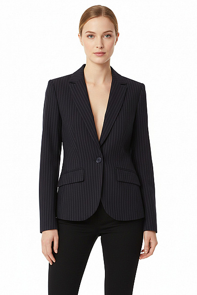 Společenské Dámské Sako Modré Vel. 36