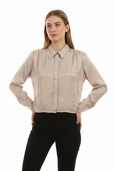 Dámská Košile Stříbrná ZARA Vel. S