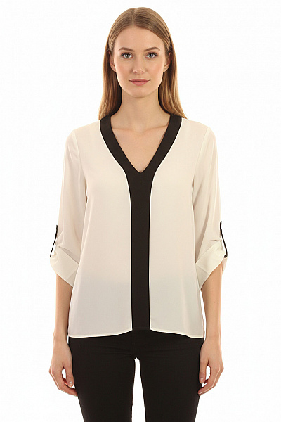 ZARA Halenka Černobílá Vel. XS