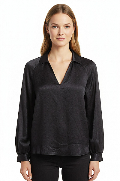 Twist & Tango Dámská Společenská Halenka S Dlouhým Rukávem A Výstřihem Do V Velikost 36