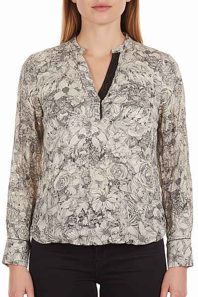 Halenka Černobílá Vel. L