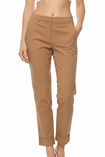 MANGO Dámské Kalhoty Hnědé Vel. 36