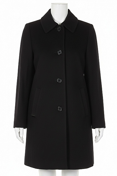 Krátký Dámský Kabátek Vlněný Černý Marc O´Polo Vel. 36