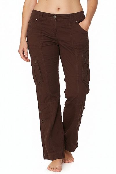 Dámské Kalhoty Letní Hnědé ZERO Vel. 40