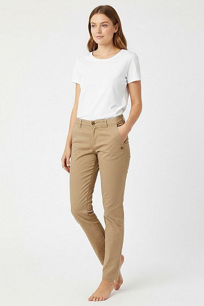 Dámské Kalhoty Hnědé Second Hand Vel. 27/32