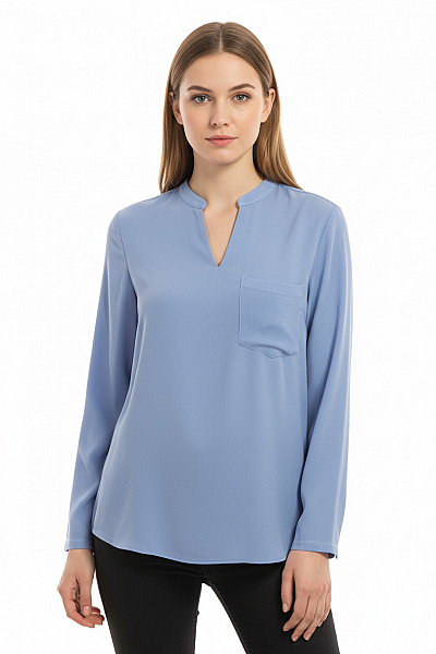 ZARA Společenská  Halenka Modrá Vel. XS