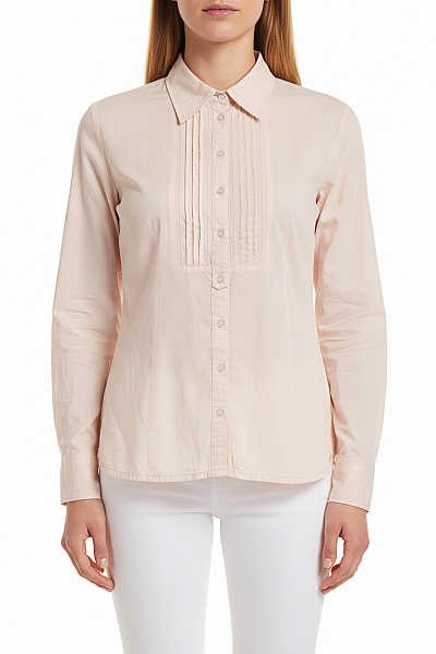 S.OLIVER Dámská Růžová Košile Dlouhý Rukáv Vypasovaná Elegantní Business Vel. 38